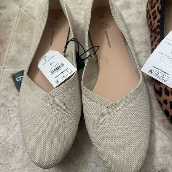 Time and Tru Women's String Bow Ballet Flats Size 9 1/2 - Picture 2 of 3